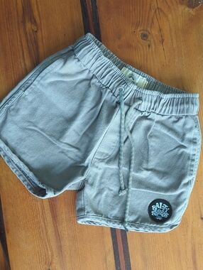 Kids' Drawstring Casual Shorts in Light Gray